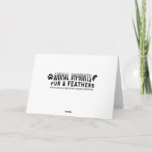 ピンクカピバラをテーマにした少女のハッピーバースデー カード (裏面)