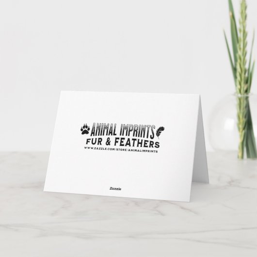 ピンクカピバラをテーマにした少女のハッピーバースデー カード (裏面)