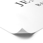 ピンクカボチャとヒマワリ赤ちゃんシャワーへようこそ ポスター (角)