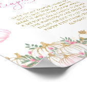 ピンクカボチャフローラ深夜おむつゲーム ポスター (角)