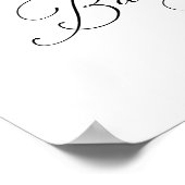 ピンクカボチャ女の子ベビーシャワー歓迎ポスターサイン ポスター (角)