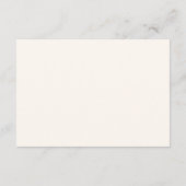 ピンクカボチャ弓ガールベビーシャワーラッフルおむつ エンクロージャーカード (裏面)