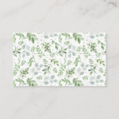 ピンクカボチャ秋ベビシャワーディスプレイシャワー エンクロージャーカード (裏面)