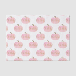 ピンクカボチャ秋秋金ゴールドオベビー!シャワー 薄葉紙