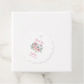 ピンクカボチャ赤ちゃんシャワーありがとう フェイバータグ (インサイチュ)