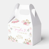 ピンクカボチャ赤ちゃんシャワーお気に入りボックス フェイバーボックス (裏面サイド)