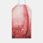 ピンクカボチャ赤ちゃんシャワーギフトラベル ギフトタグ (裏面)