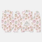 ピンクカボチャ赤ちゃんシャワー大 フェイバーボックス (見開き)