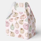 ピンクカボチャ赤ちゃんシャワー大 フェイバーボックス (裏面)