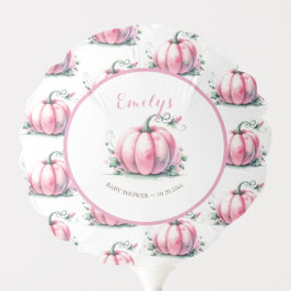 ピンクカボチャ赤ちゃんシャワー バルーン