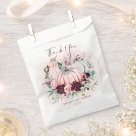 ピンクカボチャ赤ちゃんシャワー フェイバーバッグ