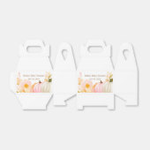 ピンクカボチャ赤ちゃんシャワー フェイバーボックス (折り畳みなし)