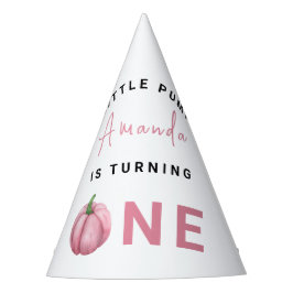 ピンクカボチャ1st誕生日パーティー パーティーハット