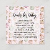 ピンクカボンプキンズガールベビーブックリクエスト エンクロージャーカード (正面)
