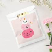 ピンクカボンプキンハロウィーン フェイバーバッグ (封をした状態)