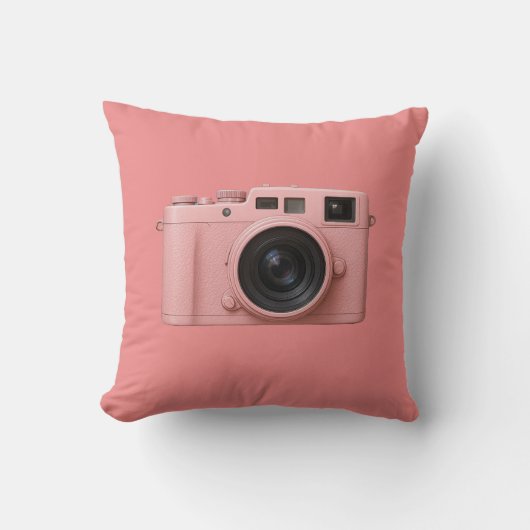 ピンクカメラ枕！ クッション (正面)