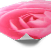 ピンクカメリアプリント ポスター (角)