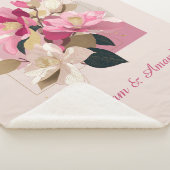 ピンクカメリア開花 シェルパブランケット (3/4)