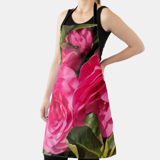 ピンクカメリア エプロン (インサイチュ)