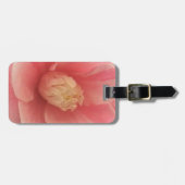 ピンクカメリア ラゲッジタグ (正面横)