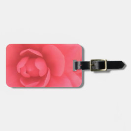 ピンクカメリア ラゲッジタグ