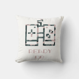 ピンクカモフラージゲームコントローラー準備ゲーマー クッション