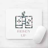 ピンクカモフラージゲームコントローラー準備ゲーマー マウスパッド (マウス)