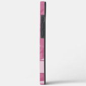 ピンクカモフラージモノグラム Case-Mate iPhoneケース (裏面 / 左)