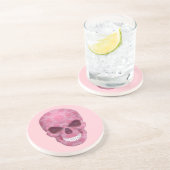 ピンクカモフラージュスカルコースター コースター (側面)
