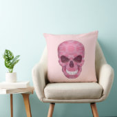 ピンクカモフラージュスカル装飾用クッション クッション (椅子)