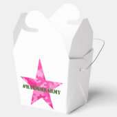 ピンクカモフラージュバチェロレッテハッシュタグ特典ボックス フェイバーボックス (オープン)