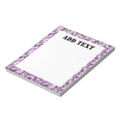 ピンクカモフラージュ軍隊パターン ノートパッド (回転)