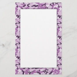 ピンクカモフラージュ軍隊パターン 便箋