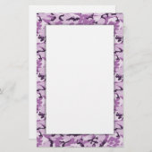 ピンクカモフラージュ軍隊パターン 便箋 (正面/裏面)