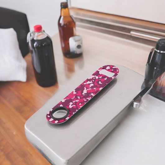 ピンクカモフラージュ スピード栓抜き