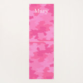 ピンクカモフラージュ ヨガマット (裏面)
