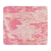 ピンクカモフラージュ、軍隊、陸軍 カッティングボード (正面)