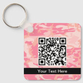 ピンクカモフラージュ、軍隊、陸軍 キーホルダー (正面)