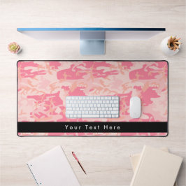 ピンクカモフラージュ、軍隊、陸軍 デスクマット