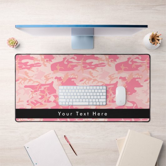ピンクカモフラージュ、軍隊、陸軍 デスクマット (オフィス1)