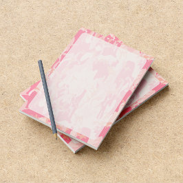 ピンクカモフラージュ、軍隊、陸軍 ノートパッド