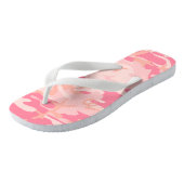 ピンクカモフラージュ、軍隊、陸軍 ビーチサンダル (アングル)