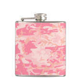 ピンクカモフラージュ、軍隊、陸軍 フラスク (正面)