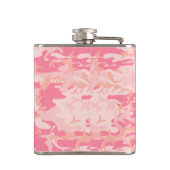 ピンクカモフラージュ、軍隊、陸軍 フラスク (裏面)