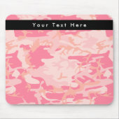 ピンクカモフラージュ、軍隊、陸軍 マウスパッド (正面)