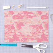 ピンクカモフラージュ、軍隊、陸軍 薄葉紙 (クラフト)
