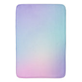 ピンクカラフルとグラデーションブルーのトーンでシャワー バスマット (正面縦)