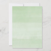 ピンクカラフルのオレンジ色の牡丹が最初の聖餐会 招待状 (裏面)