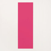 ピンクカラフルのハートパタパーソナライズされたーン ヨガマット (裏面)