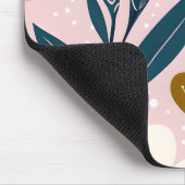 ピンクカラフルの美学フローラマウスパッド マウスパッド (コーナー)